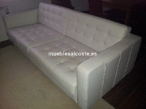 sofa de piel